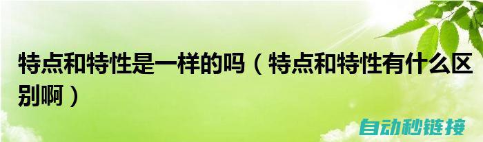 特性对比、性能剖析与应用场景解读 (特性差异意思)